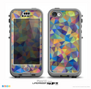 The Colorful Vibrant Triangle Connect Pattern Skin for the iPhone 5c nüüd LifeProof Case