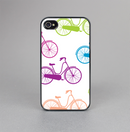 The Colorful Vintage Bike on White Pattern Skin-Sert for the Apple iPhone 4-4s Skin-Sert Case