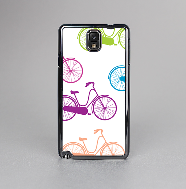 The Colorful Vintage Bike on White Pattern Skin-Sert Case for the Samsung Galaxy Note 3