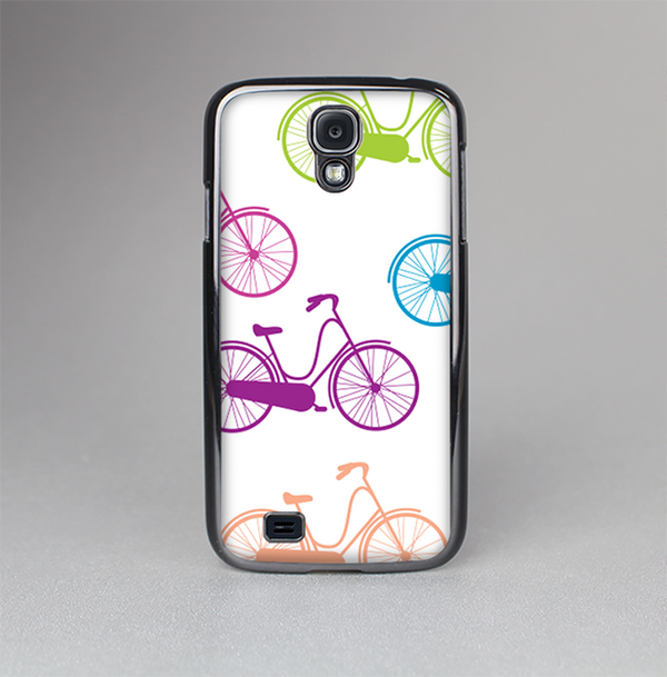 The Colorful Vintage Bike on White Pattern Skin-Sert Case for the Samsung Galaxy S4