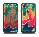 The Colorful WIld Abstract Color Pattern Apple iPhone 6/6s LifeProof Fre Case Skin Set