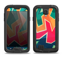 The Colorful WIld Abstract Color Pattern Samsung Galaxy S4 LifeProof Nuud Case Skin Set