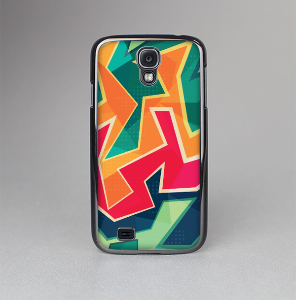 The Colorful WIld Abstract Color Pattern Skin-Sert Case for the Samsung Galaxy S4