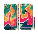 The Colorful WIld Abstract Color Pattern Sectioned Skin Series for the Apple iPhone 6s Plus