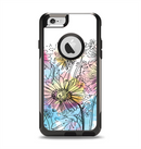 The Colorful WaterColor Floral Apple iPhone 6 Otterbox Commuter Case Skin Set