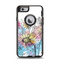 The Colorful WaterColor Floral Apple iPhone 6 Otterbox Defender Case Skin Set