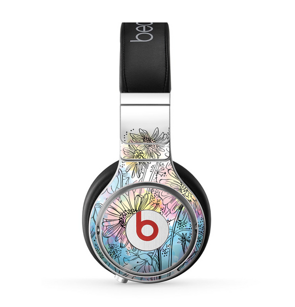 The Colorful WaterColor Floral Skin for the Beats by Dre Pro Headphones