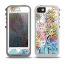 The Colorful WaterColor Floral Skin for the iPhone 5-5s OtterBox Preserver WaterProof Case
