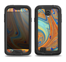 The Colorful Wet Paint Mixture Samsung Galaxy S4 LifeProof Nuud Case Skin Set