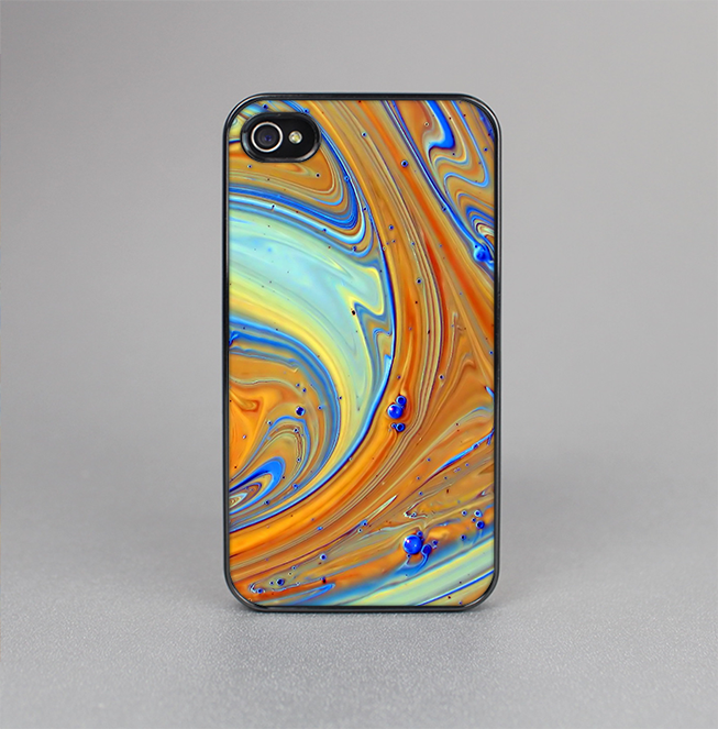 The Colorful Wet Paint Mixture Skin-Sert for the Apple iPhone 4-4s Skin-Sert Case