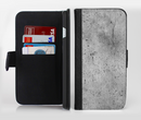 The Concrete Grunge Texture Ink-Fuzed Leather Folding Wallet Credit-Card Case for the Apple iPhone 6/6s, 6/6s Plus, 5/5s and 5c
