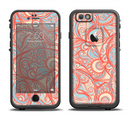 The Coral Abstract Pattern V34 Apple iPhone 6/6s LifeProof Fre Case Skin Set