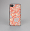The Coral Abstract Pattern V34 Skin-Sert for the Apple iPhone 4-4s Skin-Sert Case