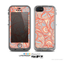 The Coral Abstract Pattern V34 Skin for the Apple iPhone 5c LifeProof Case