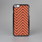 The Coral & Black Sketch Chevron Skin-Sert Case for the Apple iPhone 6 Plus