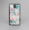 The Coral & Blue Grunge Watercolor Floral Skin-Sert Case for the Samsung Galaxy Note 3
