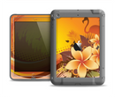The Coral Colored Floral Pelical Apple iPad Air LifeProof Fre Case Skin Set