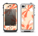 The Coral DragonFly Apple iPhone 4-4s LifeProof Fre Case Skin Set
