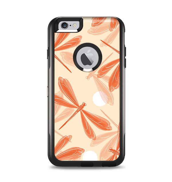 The Coral DragonFly Apple iPhone 6 Plus Otterbox Commuter Case Skin Set
