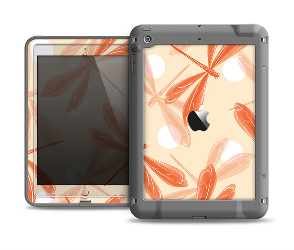 The Coral DragonFly Apple iPad Air LifeProof Fre Case Skin Set