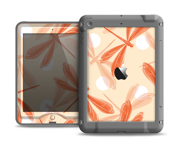 The Coral DragonFly Apple iPad Air LifeProof Nuud Case Skin Set