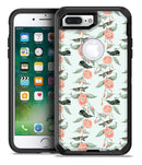 The Coral Flower and Hummingbird All Over Pattern - iPhone 7 Plus/8 Plus OtterBox Case & Skin Kits