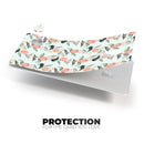 The Coral Flower and Hummingbird All Over Pattern - Premium Protective Decal Skin-Kit for the Apple Credit Card