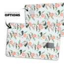 The Coral Flower and Hummingbird All Over Pattern - Premium Protective Decal Skin-Kit for the Apple Credit Card