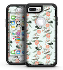 The Coral Flower and Hummingbird All Over Pattern - iPhone 7 Plus/8 Plus OtterBox Case & Skin Kits
