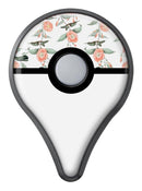 The Coral Flower and Hummingbird All Over Print Pokémon GO Plus Vinyl Protective Decal Skin Kit