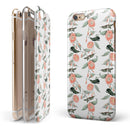 The Coral Flower and Hummingbird All Over Print iPhone 6/6s or 6/6s Plus 2-Piece Hybrid INK-Fuzed Case