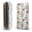 The Coral Flower and Hummingbird All Over Print iPhone 6/6s or 6/6s Plus 2-Piece Hybrid INK-Fuzed Case