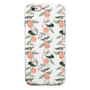 The Coral Flower and Hummingbird All Over Print iPhone 6/6s or 6/6s Plus 2-Piece Hybrid INK-Fuzed Case