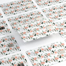 The Coral Flower and Hummingbird All Over Print - Premium Protective Decal Skin-Kit for the Apple Credit Card