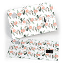 The Coral Flower and Hummingbird All Over Print - Premium Protective Decal Skin-Kit for the Apple Credit Card