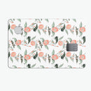 The Coral Flower and Hummingbird All Over Print - Premium Protective Decal Skin-Kit for the Apple Credit Card