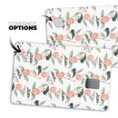 The Coral Flower and Hummingbird All Over Print - Premium Protective Decal Skin-Kit for the Apple Credit Card