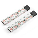 The Coral Flower and Hummingbird All Over Print - Premium Decal Protective Skin-Wrap Sticker compatible with the Juul Labs vaping device