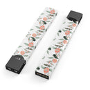 The Coral Flower and Hummingbird All Over Print - Premium Decal Protective Skin-Wrap Sticker compatible with the Juul Labs vaping device