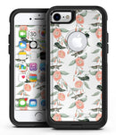 The Coral Flower and Hummingbird All Over Print - iPhone 7 or 8 OtterBox Case & Skin Kits