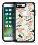 The Coral Flower and Hummingbird on Branches - iPhone 7 Plus/8 Plus OtterBox Case & Skin Kits
