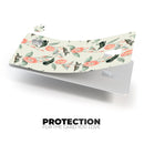 The Coral Flower and Hummingbird on Branches - Premium Protective Decal Skin-Kit for the Apple Credit Card