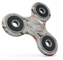 The Coral Flower and Hummingbird on Branches Full-Body Fidget Spinner Skin-Kit