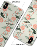 The Coral Flower and Hummingbird on Branches - iPhone X Clipit Case