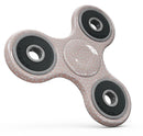 The Coral and White Micro Polka Dots Full-Body Fidget Spinner Skin-Kit
