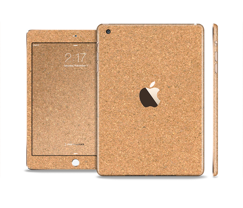 The CorkBoard Full Body Skin Set for the Apple iPad Mini 3