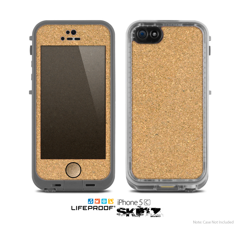 The CorkBoard Skin for the Apple iPhone 5c LifeProof Case