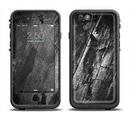The Cracked Black Planks of Wood Apple iPhone 6/6s LifeProof Fre Case Skin Set