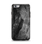 The Cracked Black Planks of Wood Apple iPhone 6 Otterbox Symmetry Case Skin Set