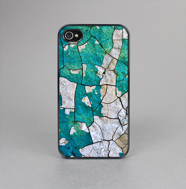 The Cracked Multicolored Paint Skin-Sert for the Apple iPhone 4-4s Skin-Sert Case